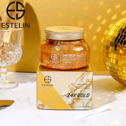 Estelin 24K Gold Body And Face Scrub 250g