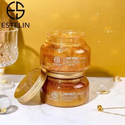 Estelin 24K Gold Body And Face Scrub 250g