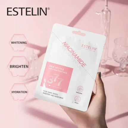 Estelin Niacinamide Fade Spots & Whitening Sheet Mask 25g
