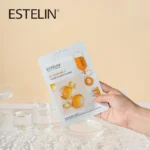 Estelin 3x Vitamin Face Sheet Mask Reduce Dullness
