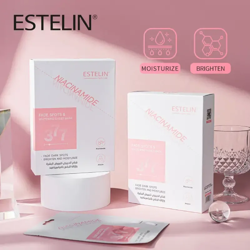 Estelin Niacinamide Fade Spots & Whitening Sheet Mask 25g Estelin Niacinamide Fade Spots & Whitening Sheet Mask 25g