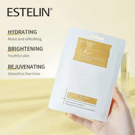 Estelin Collagen Bouncy & Firm Sheet Mask 25g