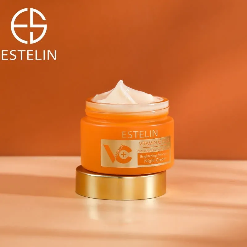 Estelin Vitamin C Plus Hyaluronic Acid Niacinamide Night Cream 50g Estelin Vitamin C Plus Hyaluronic Acid Niacinamide Night Cream 50g