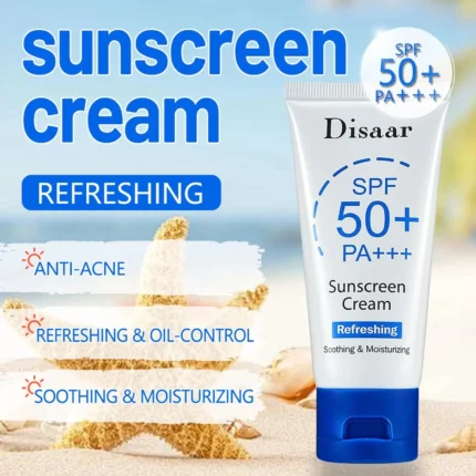 Disaar Salicylic Acid & Rose Extract Sunscreen Cream Spf 50 PA+++