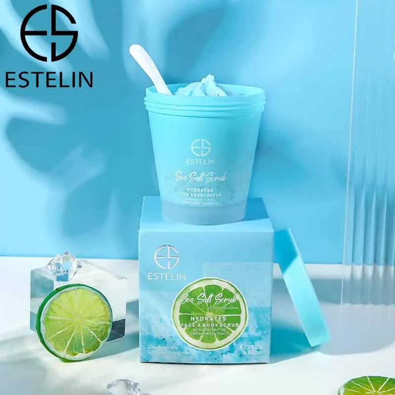 Estelin Sea Salt Scrub Hydrates Face & Body