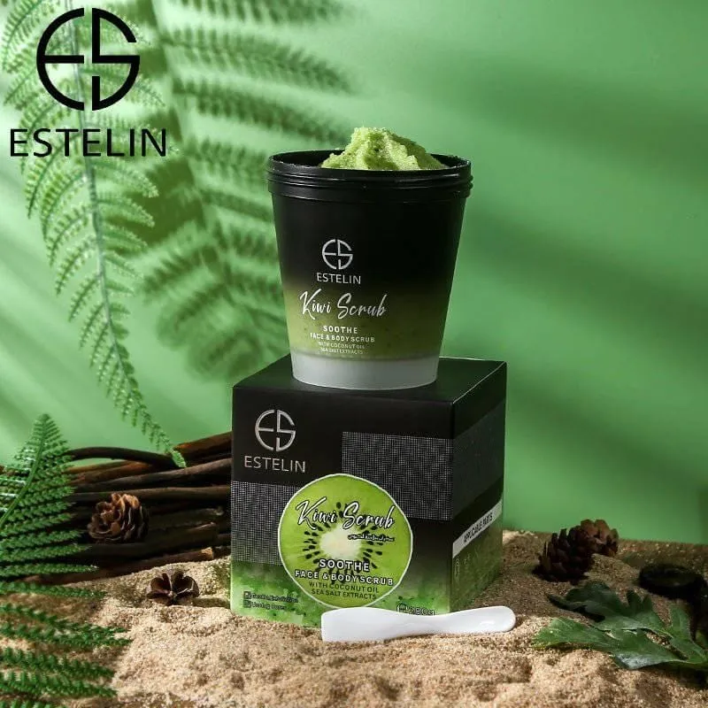 Estelin Kiwi Scrub Soothe Face & Body Scrub 280g Estelin Kiwi Scrub Soothe Face & Body Scrub 280g