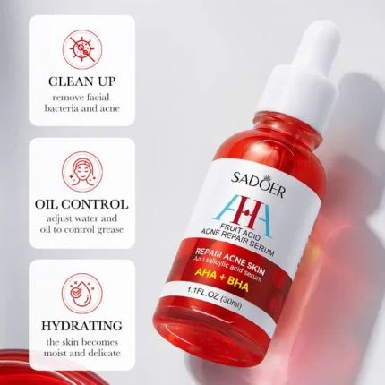 Sadoer AHA + BHA Fruit Acid Acne Repair Serum With Salicylic Acid 30ml