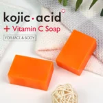 Guanjing Beauty kojic Acid + Vitamin C Soap 7 Days Quik Brighten For Face & Body