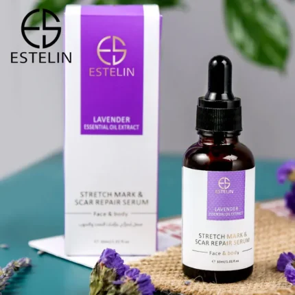 Estelin Stretch Mark & Scar Repair Serum Lavender Essential Oil Extract
