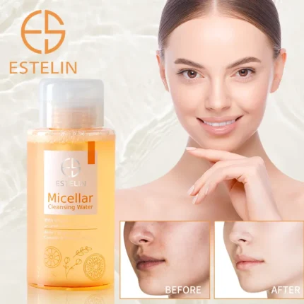 Estelin Micellar Cleansing Water With Vitamin C Removes Makeup