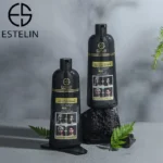 Estelin Hair Color Shampoo Natural Black & Dark Brown Color