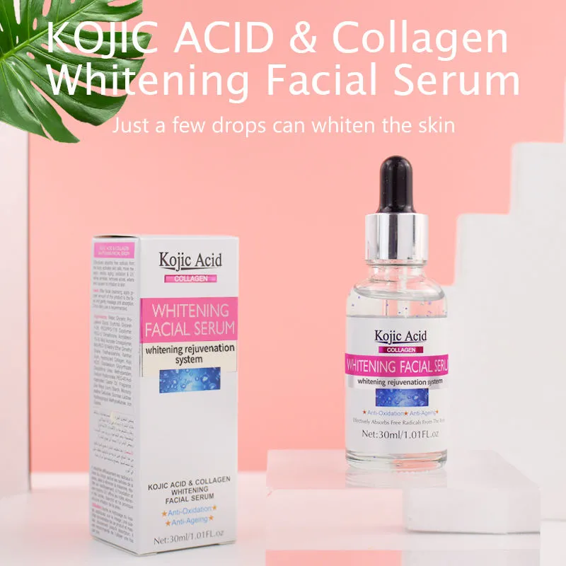 Guanjing Kojic Acid Collagen Whitening Facial Serum 30ml Guanjing Kojic Acid Collagen Whitening Facial Serum 30ml