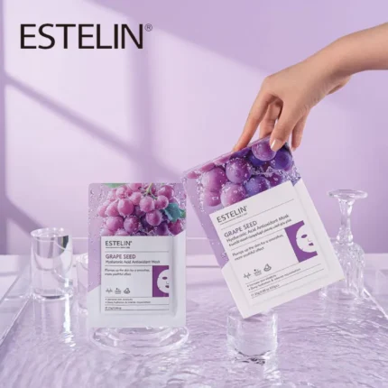 Estelin Grape Seed Face Sheet Mask Deep Moisture