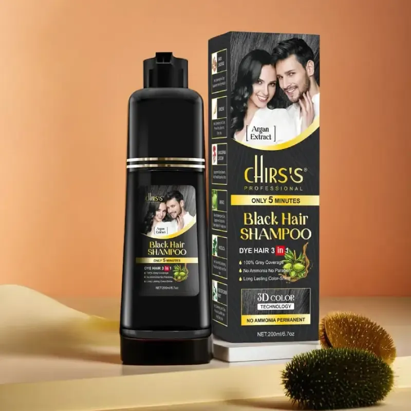 Chirs’s 3D Hair Color Shampoo in Pakistan – Only 5 Minutes Chirs’s 3D Hair Color Shampoo in Pakistan – Only 5 Minutes