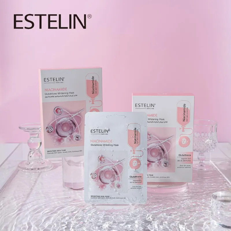 Estelin Niacinamide Glutathione Whitening Mask Reduce Dullness Estelin Niacinamide Glutathione Whitening Mask Reduce Dullness