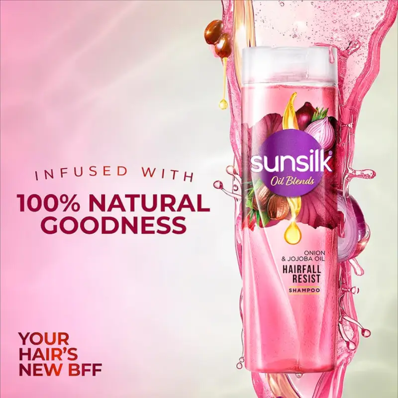 Sunsilk Oil Blends Onion & Jojoba Oil Shampoo 380ml