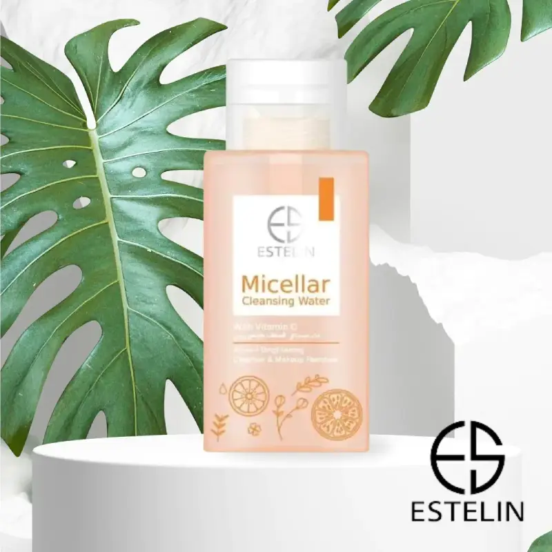 Estelin Micellar Cleansing Water With Vitamin C Removes Makeup Estelin Micellar Cleansing Water With Vitamin C Removes Makeup