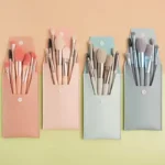 Makeup Brushes with Bag – 8 Pcs