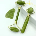Massage Roller With Three Set of Facial Jade