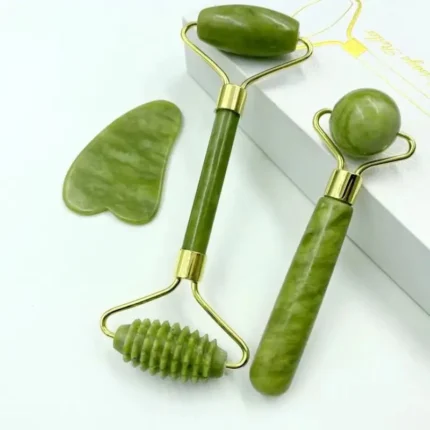 Massage Roller With Three Set of Facial Jade