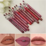 Flormar Lip Pencil Matte Color – 12 Pcs Set
