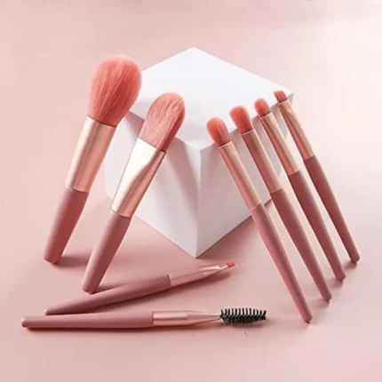 Makeup Brushes with Bag – 8 Pcs