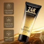 ZOZU 24k Gold Facial Cleanser Clean & Moisturizing Skin