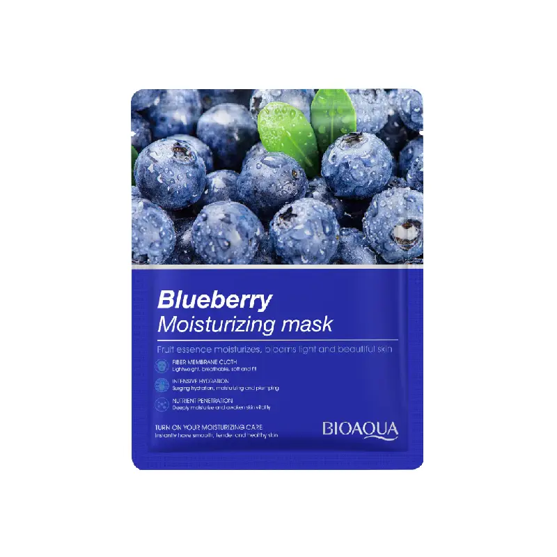 BIOAQUA Blueberry Moisturizing Face Sheet Mask - 25g BIOAQUA Blueberry Moisturizing Face Sheet Mask - 25g