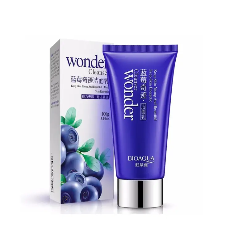 Bioaqua Blueberry Wonder Facial Cleanser 100g.com Bioaqua Blueberry Wonder Facial Cleanser 100g